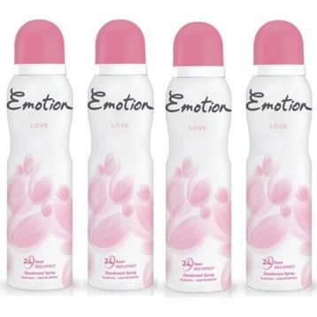 Emotion Love 4x150 ml Kadın Deodorant