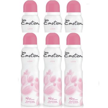 Emotion Love 6x150 ml Kadın Deodorant