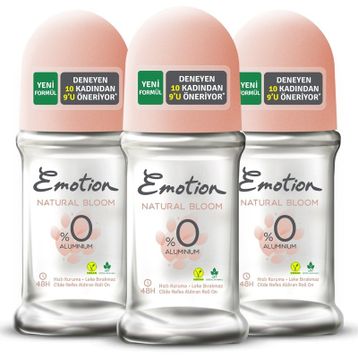 Emotion Natural Bloom 3x50 ml Kadın Roll-On