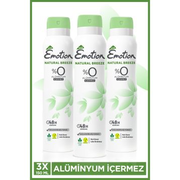 Emotion Natural Breeze 3x150 ml Deodorant