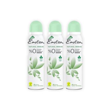 Emotion Natural Breeze 3x150 ml Deodorant
