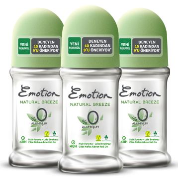 Emotion Natural Breeze 3x50 ml Kadın Roll-On