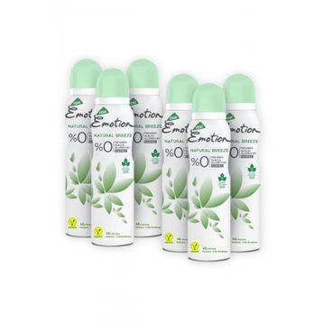 Emotion Natural Breeze Kadın 6x150 ml Deodorant Sprey