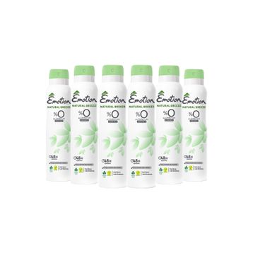 Emotion Natural Breeze Kadın 6x150 ml Deodorant Sprey