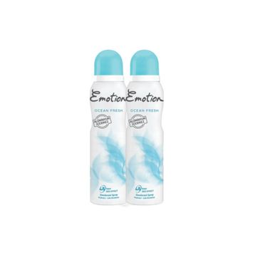 Emotion Ocean Fresh 2x150 ml Sprey Deodorant