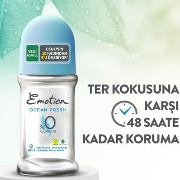 Emotion Ocean Fresh 3x50 ml Kadın Roll-On Deodorant