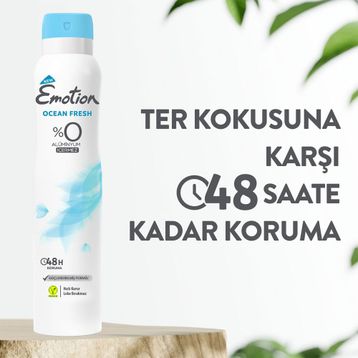 Emotion Ocean Fresh 6x200 ml Kadın Sprey Deodorant