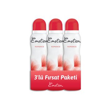 Emotion Romance 3x150 ML Kadın Deodorant