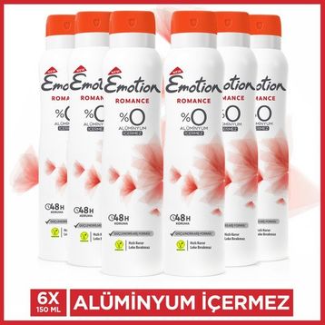 Emotion Romance 6x150 ml Kadın Deodorant