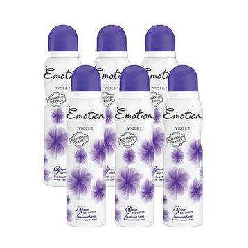 Emotion Violet 150 ML x 6 Adet Kadın Sprey Deodorant