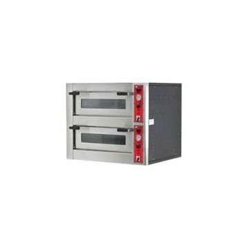 Empero EMP.4+4G Gazlı İki Katlı 30 cm 4+4 Pizza Kapasiteli Pizza Fırını