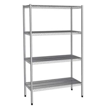 Empero EMP.T.2.61122-18-4-4 Katlı İnox 201-122x61x180 cm Tel Raf
