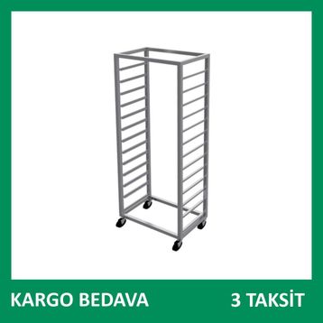 Empero EMP.TT.2.6040 60x40 cm Tepsiye Göre Tepsi Taşıma Arabası