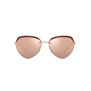 Emporio Armani 2133 30117J 57 Rose Geometrik Çerçeve Unisex Güneş Gözlüğü