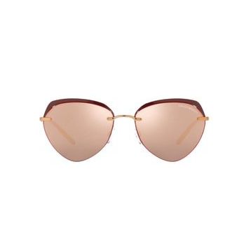 Emporio Armani 2133 30117J 57 Rose Geometrik Çerçeve Unisex Güneş Gözlüğü
