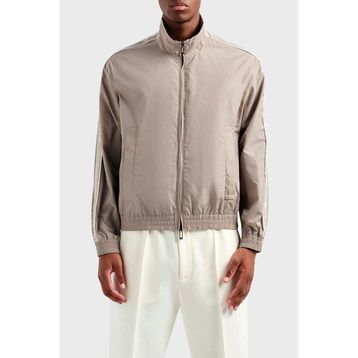 Emporio Armani 3D1BH0 1NMPZ 0650 - Bej Regular Fit Dik Yaka Mevsimlik Erkek Mont