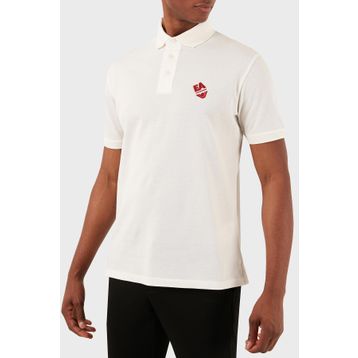 Emporio Armani 3D1FE6 1JTKZ 0101 Polo Yaka Beyaz Erkek T-shirt