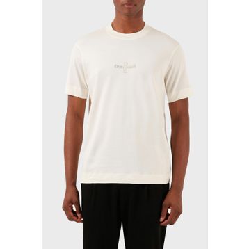 Emporio Armani 3D1TH3 1JOCZ 01A7 Ekru Erkek T-shirt