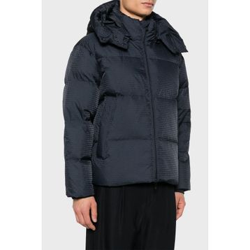Emporio Armani 6D1BC3 1NNXZ 0920 Lacivert Jakarlı Logo Baskılı Regular Fit Erkek Mont