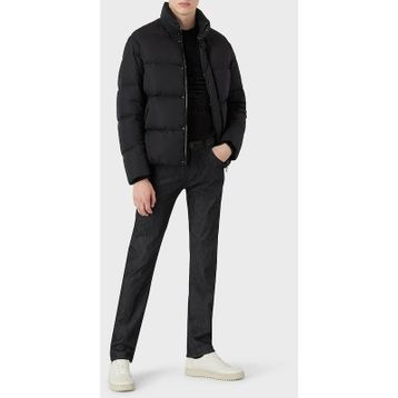 Emporio Armani 8N1BN3-1NHQZ-F046 Siyah Dik Yaka Su Geçirmez Erkek Mont