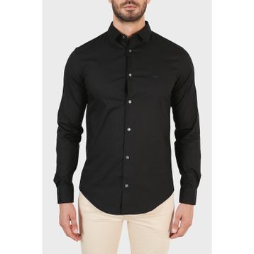 Emporio Armani 8N1C09 1NI9Z 0999 Siyah Erkek Gömlek