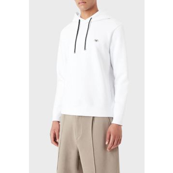 Emporio Armani 8N1MD0 1JHSZ 0100 Beyaz Erkek Sweatshirt