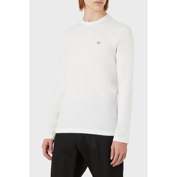 Emporio Armani 8N1TR1 1JRGZ 0100 Beyaz Erkek T-shirt