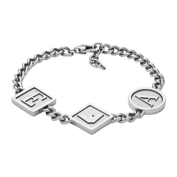 Emporio Armani AJEGS3071-040 Gri Erkek Bileklik