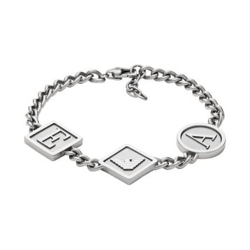 Emporio Armani AJEGS3071-040 Gri Erkek Bileklik