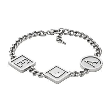 Emporio Armani AJEGS3071-040 Gri Erkek Bileklik