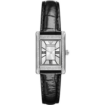 Emporio Armani Ar11623 Siyah Deri Kadın Kol Saati