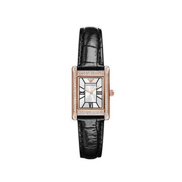 Emporio Armani AR11624 Siyah Deri Kadın Kol Saati