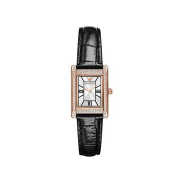 Emporio Armani AR11624 Siyah Deri Kadın Kol Saati