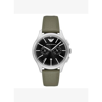 Emporio Armani AR11693 Haki Deri Erkek Kol Saati