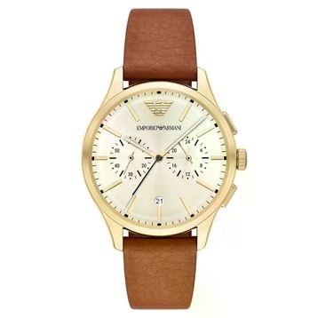 Emporio Armani AR11714 Deri Kahverengi Erkek Kol Saati