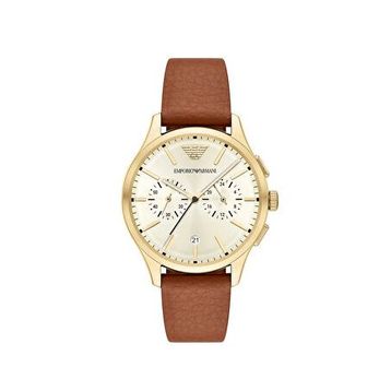 Emporio Armani AR11714 Deri Kahverengi Erkek Kol Saati