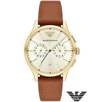 Emporio Armani AR11714 Deri Kahverengi Erkek Kol Saati