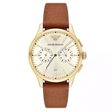 Emporio Armani AR11714 Deri Kahverengi Erkek Kol Saati