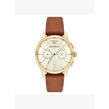 Emporio Armani AR11714 Deri Kahverengi Erkek Kol Saati