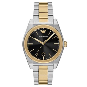 Emporio Armani AR11715 Altın Rengi Metalik Gri Çelik Erkek Kol Saati