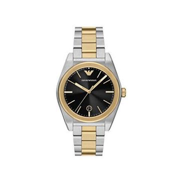 Emporio Armani AR11715 Altın Rengi Metalik Gri Çelik Erkek Kol Saati