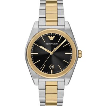 Emporio Armani AR11715 Altın Rengi Metalik Gri Çelik Erkek Kol Saati