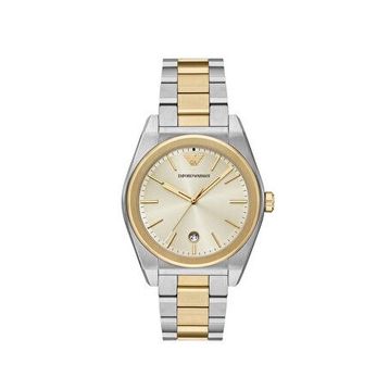 Emporio Armani AR11716 Altın Rengi Metalik Gri Çelik Erkek Kol Saati