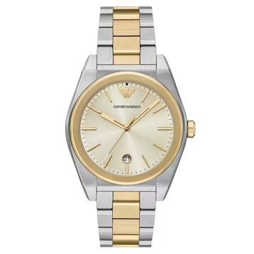 Emporio Armani AR11716 Altın Rengi Metalik Gri Çelik Erkek Kol Saati