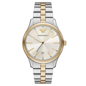 Emporio Armani AR11735 Altın Rengi Metalik Gri Çelik Erkek Kol Saati