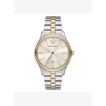 Emporio Armani AR11735 Altın Rengi Metalik Gri Çelik Erkek Kol Saati