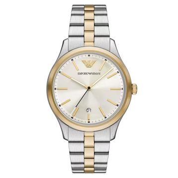 Emporio Armani AR11735 Altın Rengi Metalik Gri Çelik Erkek Kol Saati