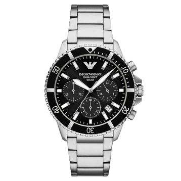 Emporio Armani AR11739 Gri Metalik Çelik Erkek Kol Saati