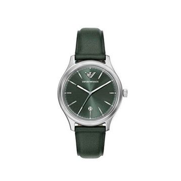 Emporio Armani AR11749 Yeşil Deri Erkek Kol Saati