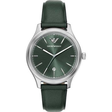 Emporio Armani AR11749 Yeşil Deri Erkek Kol Saati